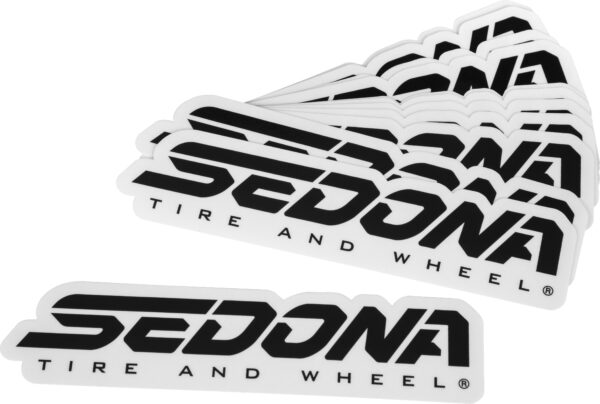 SEDONA 6" SEDONA DECAL PACK OF 20 BLACK - SEDONA 20PK BLK