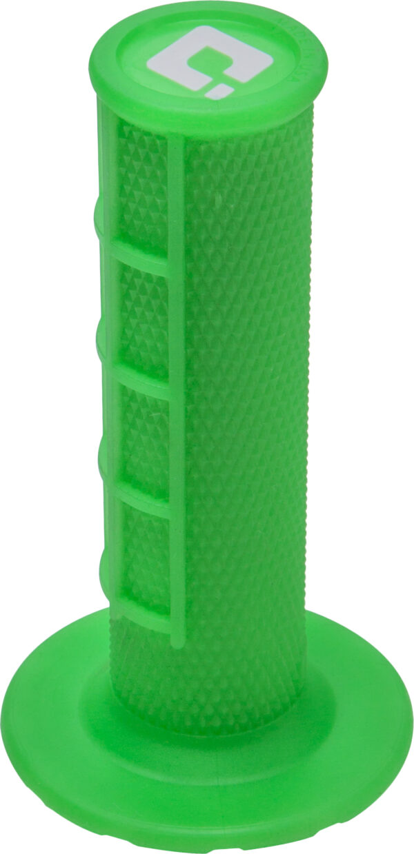 ODI HALF WAFFLE LOCK-ON GRIP NEON GREEN - H36HWN