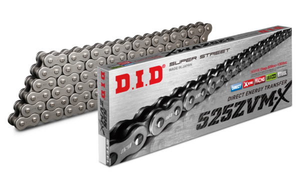 D.I.D SUPER STREET 525ZVMX-100L X-RING CHAIN NATURAL - 525ZVMXX100Z