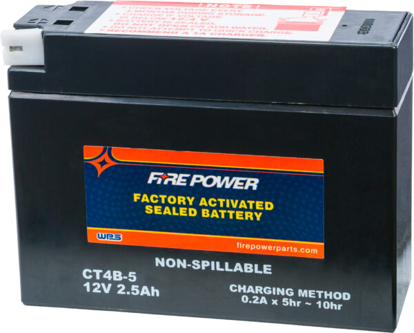 FIRE POWER BATTERY CT4B-5 SEALED FACTORY ACTIVATED - CT4B-5