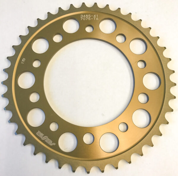 SUNSTAR REAR SPROCKET ALUMINUM 41T-520 YAM - 5-348541