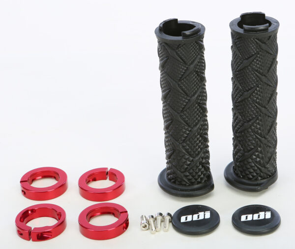 ODI ATV X-TREME LOCKON GRIP BLACK/RED - J30XTB-R