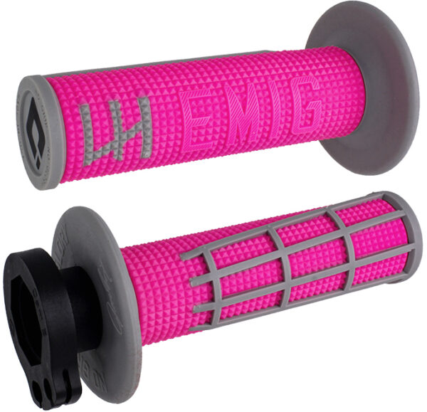 ODI EMIG 2.0 - V2 LOCK-ON GRIP PINK/GREY - H36E2PG