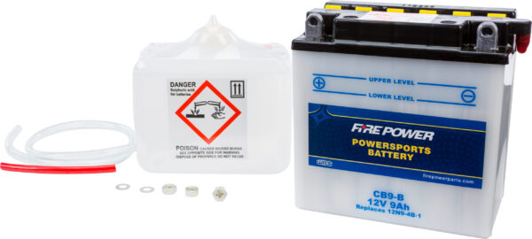 FIRE POWER BATTERY W/ACID CB9-B 12V HEAVY DUTY - CB9-B