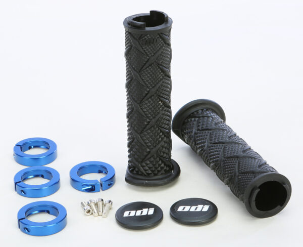 ODI ATV X-TREME LOCKON GRIP BLACK/BLUE - J30XTB-U