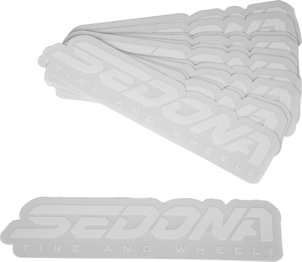 SEDONA 6" SEDONA DECAL PACK OF 20 WHITE - SEDONA 20PK WHITE