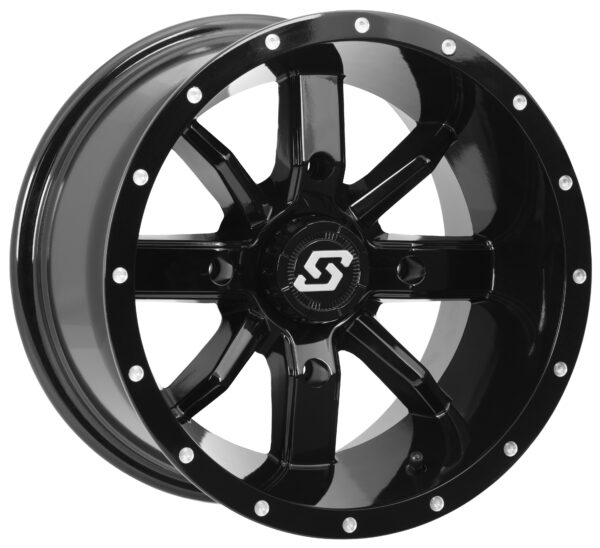 SEDONA HOLLOW POINT WHEEL 14X8 4/137 4+4 (0MM) BLACK - A88B-48037-44S