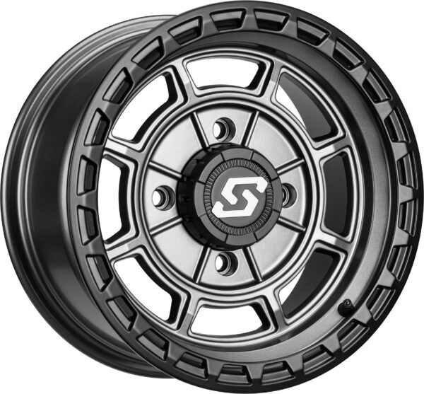 SEDONA RIFT WHEEL 14X7 4/137 5+2 (+10MM) CARBON GREY - A22CG-47037+10S