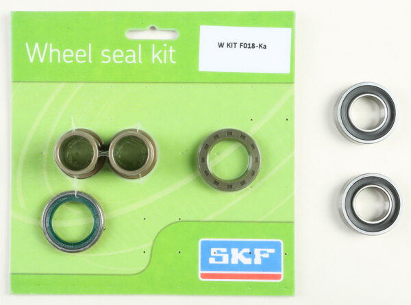 SKF WHEEL SEAL KIT W/BEARINGS FRONT - WSB-KIT-F018-KA