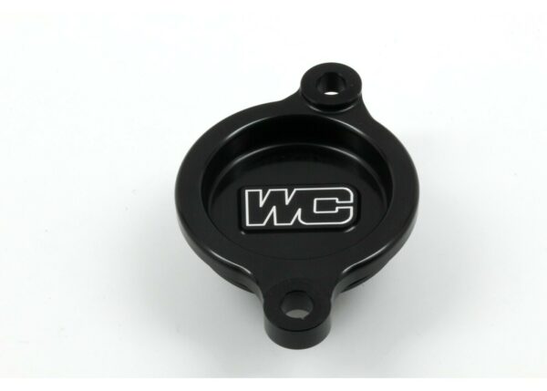 WORKS OIL FILTER COVER BLACK HON - 27-016