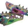 FLO MOTORSPORTS TITANIUM FOOT PEGS JET FUEL HON/KAW - TI-792JET - Image 4