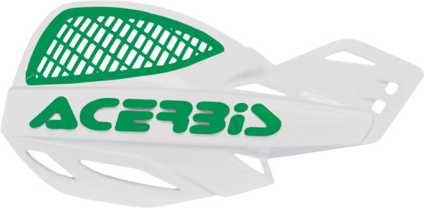 ACERBIS UNIKO VENTED HANDGUARDS WHITE/GREEN - 2072671050