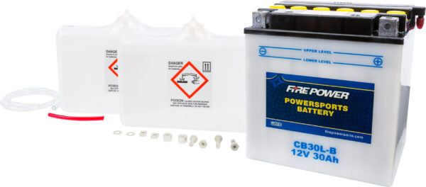 FIRE POWER BATTERY W/ACID CB30L-B 12V HEAVY DUTY - CB30L-B