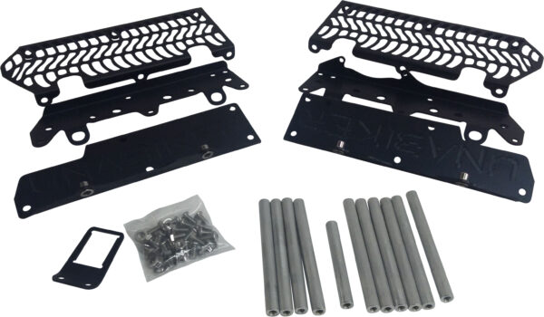 UNABIKER RADIATOR GUARDS KTM BLACK - 19KTMXCF