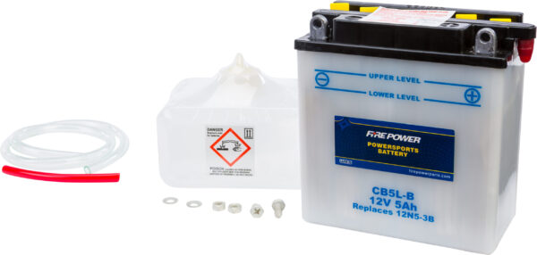 FIRE POWER BATTERY W/ACID CB5L-B 12V HEAVY DUTY - CB5L-B