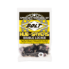 BOLT SPROCKET FASTENERS BLACK 6/PK - 2008-HS.B - Image 2