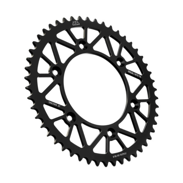 JT REAR RACELITE SPROCKET ALUM 50T-520 BLK BETA/HON - JTA210.50BLK