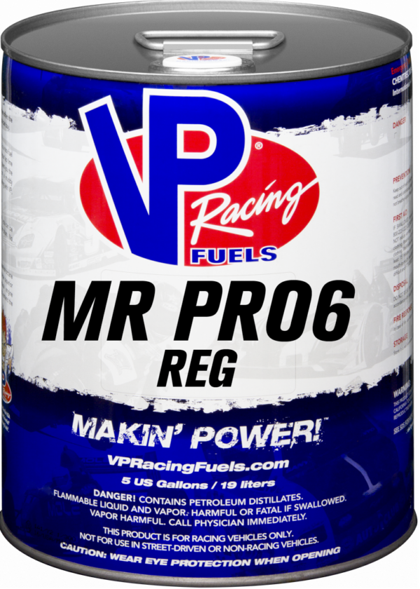 VP RACING MR PRO6 REG VP FUEL 5 GAL PAIL - 2332