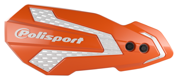 POLISPORT MX FLOW HANDGUARDS ORANGE/WHITE - 8308200003