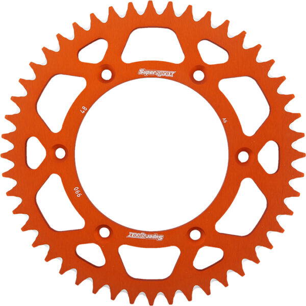 SUPERSPROX REAR SPROCKET ALUMINUM 48T-520 ORG HUS/HUSQ/KTM - RAL-990-48-ORG