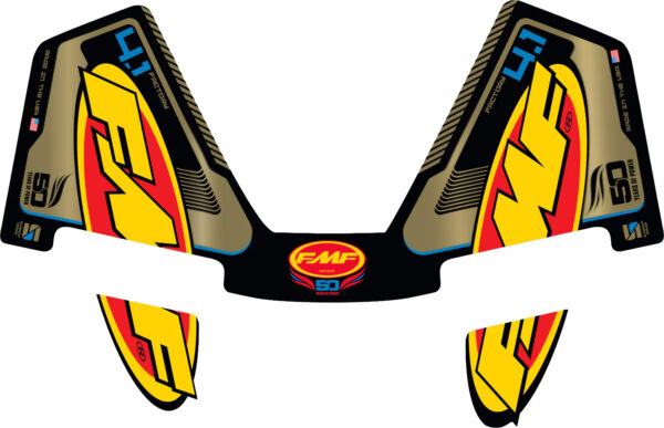 FMF 4.1 RCT 50TH DECAL - 014852