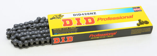 D.I.D SUPER 428NZ-132 NON O-RING CHAIN BLACK - 428NZX132RB