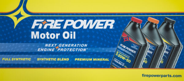 FIRE POWER OIL DISPLAY SIGN - FIRE POWER OIL SIGN