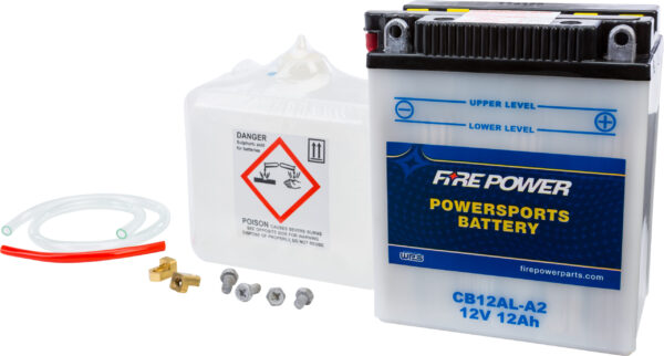 FIRE POWER BATTERY W/ACID CB12AL-A2 12V HEAVY DUTY - CB12AL-A2