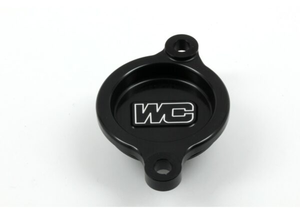 WORKS OIL FILTER COVER BLACK HON - 27-026