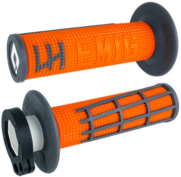 ODI EMIG 2.0 - V2 LOCK-ON GRIP ORANGE/GRAPHITE - H36E2OH