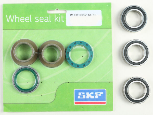 SKF WHEEL SEAL KIT W/BEARINGS REAR - WSB-KIT-R017-KA-SU