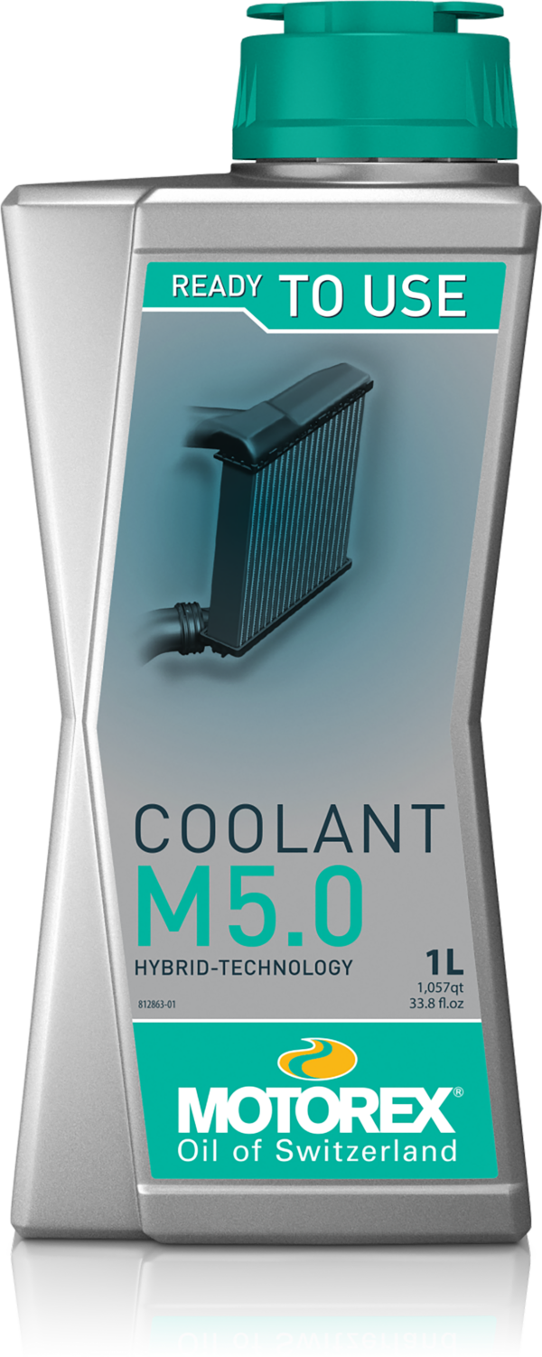 MOTOREX COOLANT M5.0 READY TO USE 1LT 10/CASE - 308275