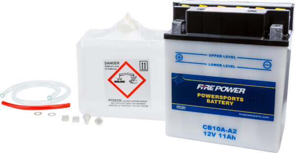 FIRE POWER BATTERY W/ACID CB10A-A2 12V HEAVY DUTY - CB10A-A2