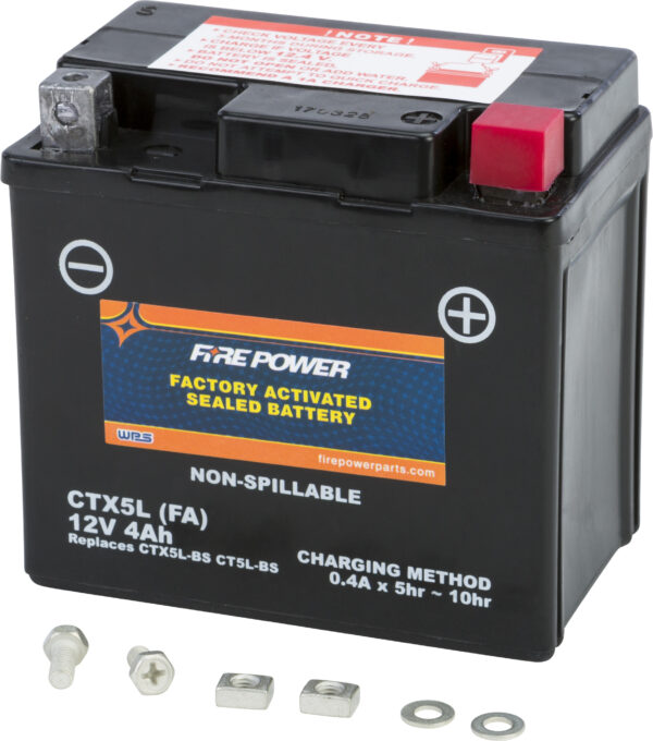 FIRE POWER BATTERY CTX5L SEALED FACTORY ACTIVATED - CTX5L-BS(FA)