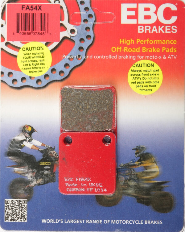 EBC BRAKE PADS - FA54X