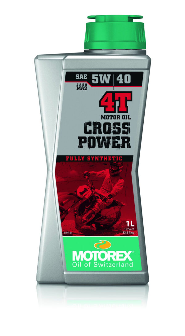 MOTOREX CROSS POWER 4T SAE 5W40 1LT 10/CASE - 308243