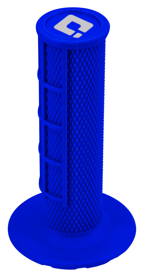 ODI MINI MX HALF WAFFLE GRIPS BLUE - H01MMU