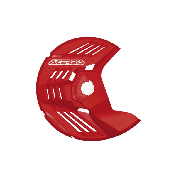 ACERBIS LINEAR FRONT DISC COVER HON/KAW/SHER/YAM RED - 2985050004