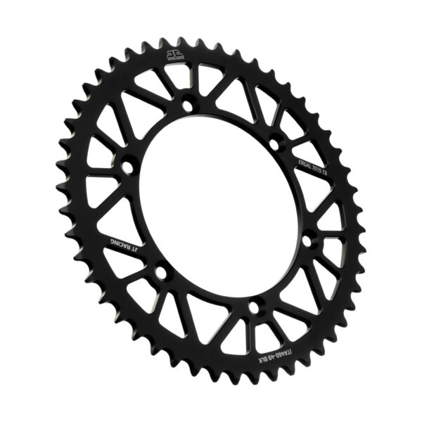 JT REAR RACELITE SPROCKET ALUM 49T-520 BLK KAW/SUZ - JTA460.49BLK