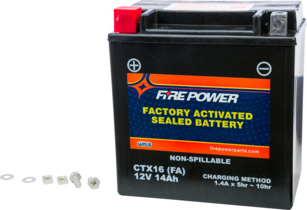 FIRE POWER BATTERY CTX16 SEALED FACTORY ACTIVATED - CTX16-BS (FA)