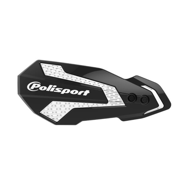 POLISPORT MX FLOW HANDGUARDS BLACK/WHITE - 8308200001