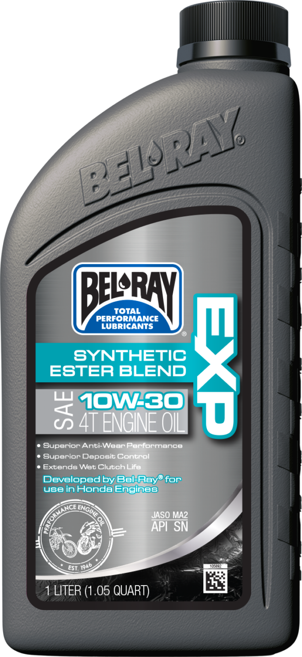 BEL-RAY EXP SYNTHETIC ESTER BLEND 4T ENGINE OIL 10W-30 1L - 300894150160