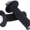 ODI MICRO-X LOCK-ON GRIPS HALF-WAFFLE BLACK/SILVER - H36MXB - Image 2