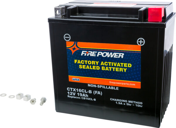 FIRE POWER BATTERY CTX16CL-B SEALED FACTORY ACTIVATED - CT16CL-B-BS(FA)