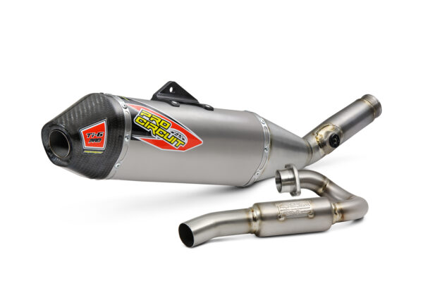 PRO CIRCUIT P/C TI-6 PRO EXHAUST W/CARBON CAP - 0321945FP