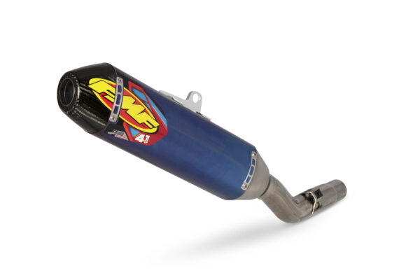 FMF FACTORY 4.1 RCT SLIP-ON MFLR ANO TITANIUM W/R. CARBON CAP - 045668