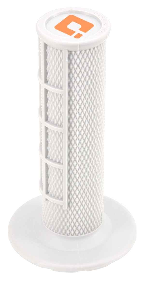 ODI PRO EDITION HALF WAFFLE GRIPS WHITE - H01RFSW