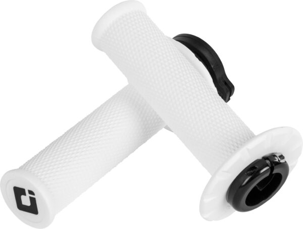 ODI MX V2 LOCK-ON GRIPS NO WAFFLE WHITE (PRO SOFT) - H36NWSW