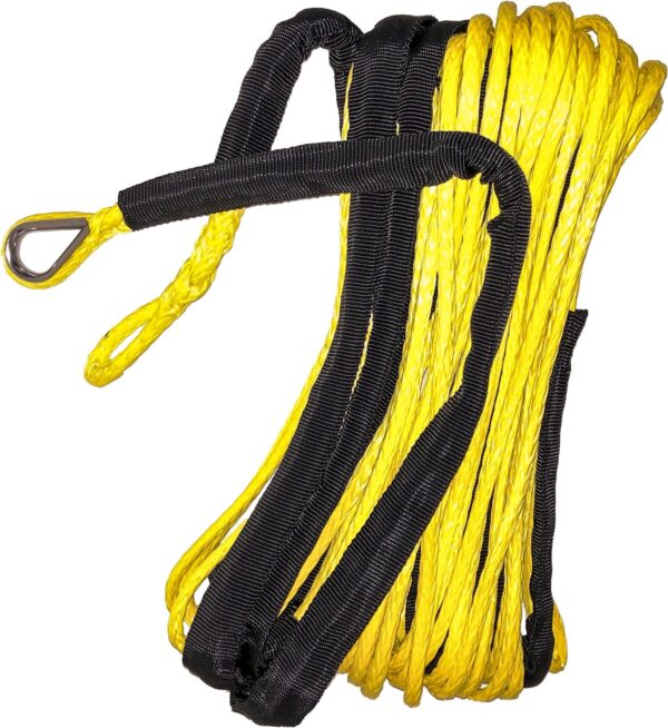 OPEN TRAIL SYNTHETIC WINCH ROPE 3/16" DIAMETER X 50 FT. YELLOW - 600-3050