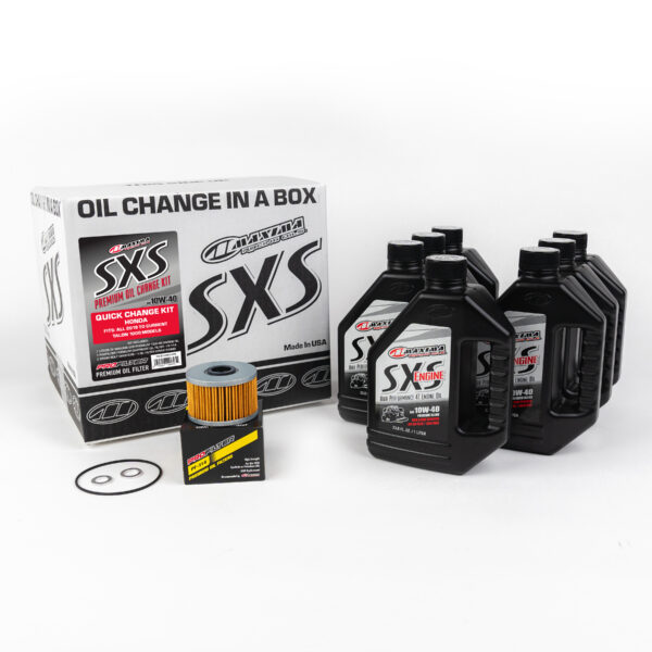 MAXIMA SXS QUICK CHANGE KIT 10W-40 WITH OIL FILTER HON TALON - 90-049013-HON